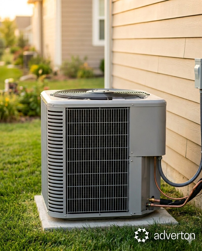 HVAC contractor at work