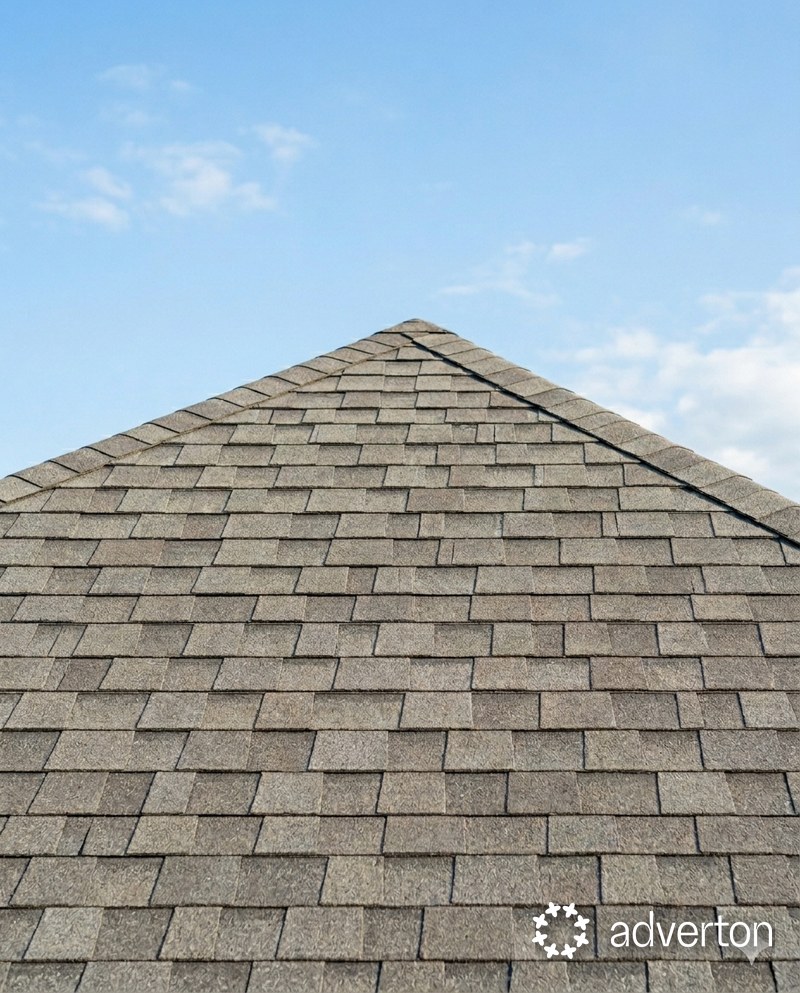 Roofing contractor at work